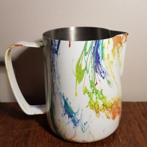 barista space white jug