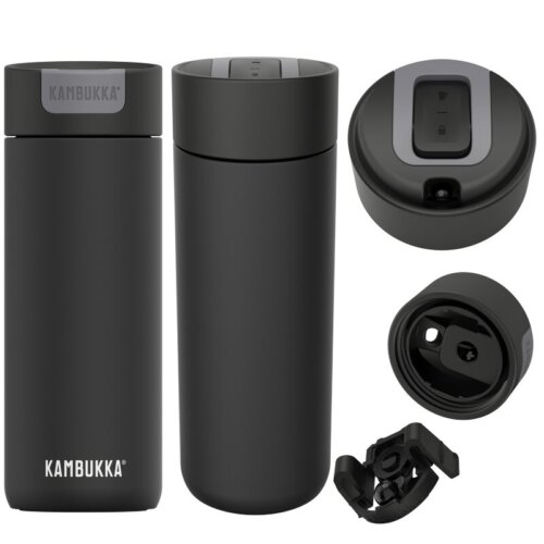 Kambukka Olympus Matte Black to elegancki i praktyczny kubek termiczny o pojemności 500 ml, który doskonale sprawdzi się w codziennym użytkowaniu. W matowej czerni prezentuje się wyjątkowo stylowo, a jego funkcjonalność pozwala cieszyć się ulubioną kawą lub chłodnym napojem w dowolnym miejscu