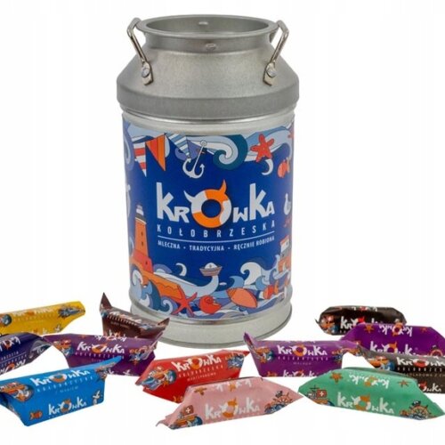 Mix krówek w kance 225 g | Krówka Kołobrzeska