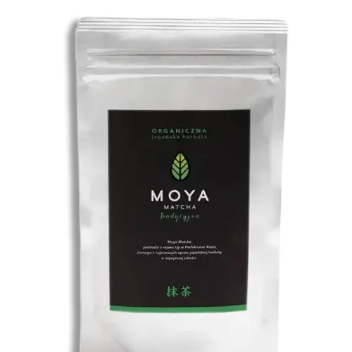 Matcha Tradycyjna Organiczna Japońska Herbata | Moya 100 g