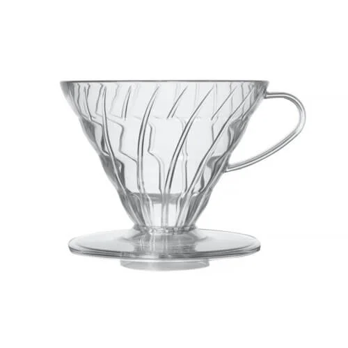 Hario V60-02 Plastic Dripper, Clear