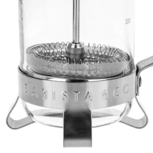 French Press 3 Cup Plunge Pot Electric Steel Barista & Co, zdjęcie 4
