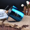 barista space blue jug