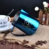 barista space blue jug