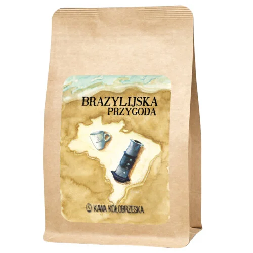 Brazylijska Przygoda - kawa ziarnista do ekspresu Kawa Kołobrzeska