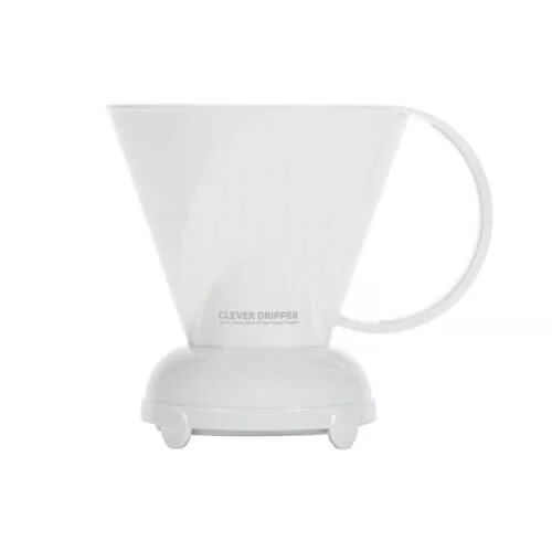 Clever Dripper 500 ml Coffee Brewer, White, with 100 Filters
