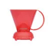Zaparzacz do kawy Dripper 500 ml koralowo-czerwony + 100 filtrów Clever