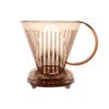 Zaparzacz do kawy Dripper 500 ml brązowy + 100 papierowych filtrów Clever