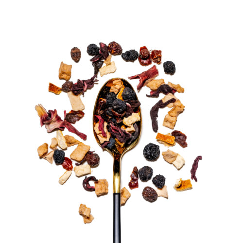 Herbata owocowa Witaminka – naturalna witaminowa bomba Herbata owocowa Witaminka to wyjątkowa kompozycja pełna naturalnych składników, które tworzą harmonijny smak i aromat