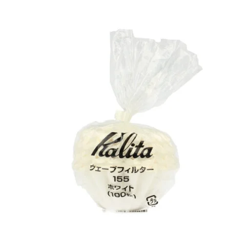 Kalita Wave 155 Paper Filters, White, 100 pcs