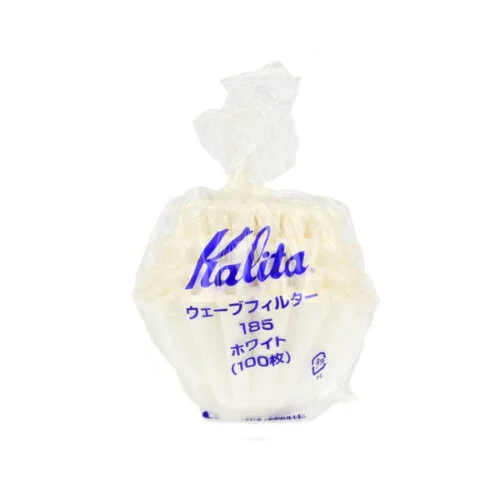 Kalita Wave 185 Paper Filters, White, 100 pcs