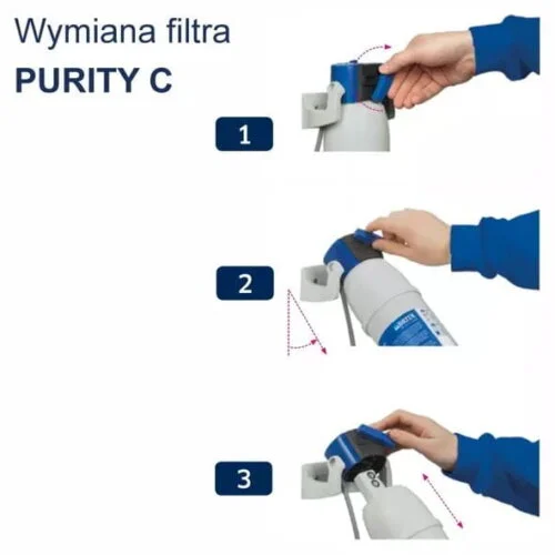 Wymiana filtra brita purity c