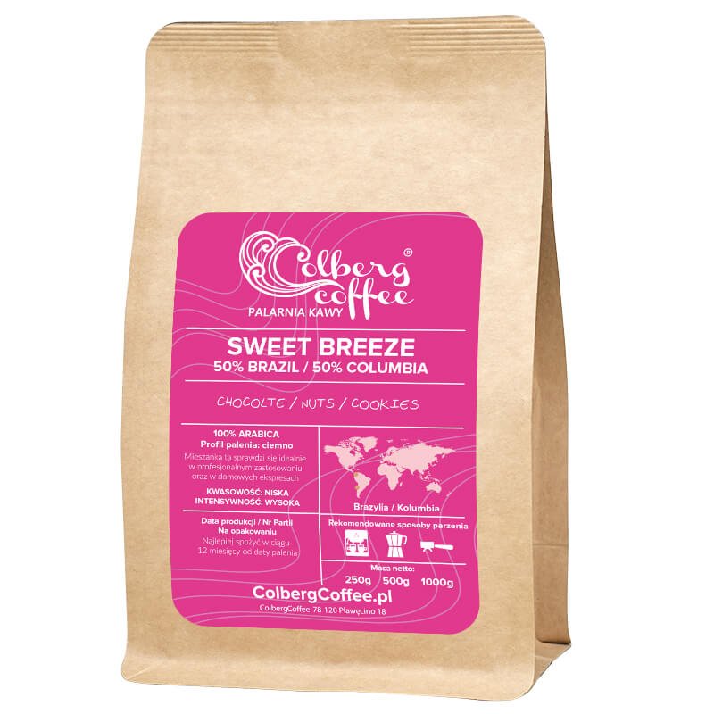 Kawa Sweet Breeze - ColbergCoffee | Kawa ziarnista do ekspresu i kawiarki - 250g