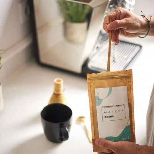 Opakowanie japońskiej zielonej herbaty Matcha Tradycyjna