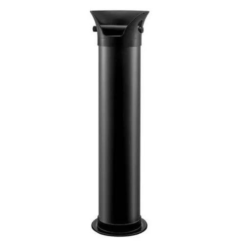 Studio Barista Tall Floor Knock Box, Black