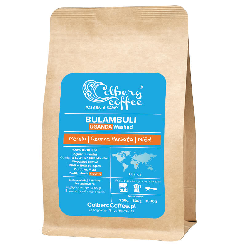 Uganda Bulambuli Espresso - Kawa Świeżo Palona do Ekspresu