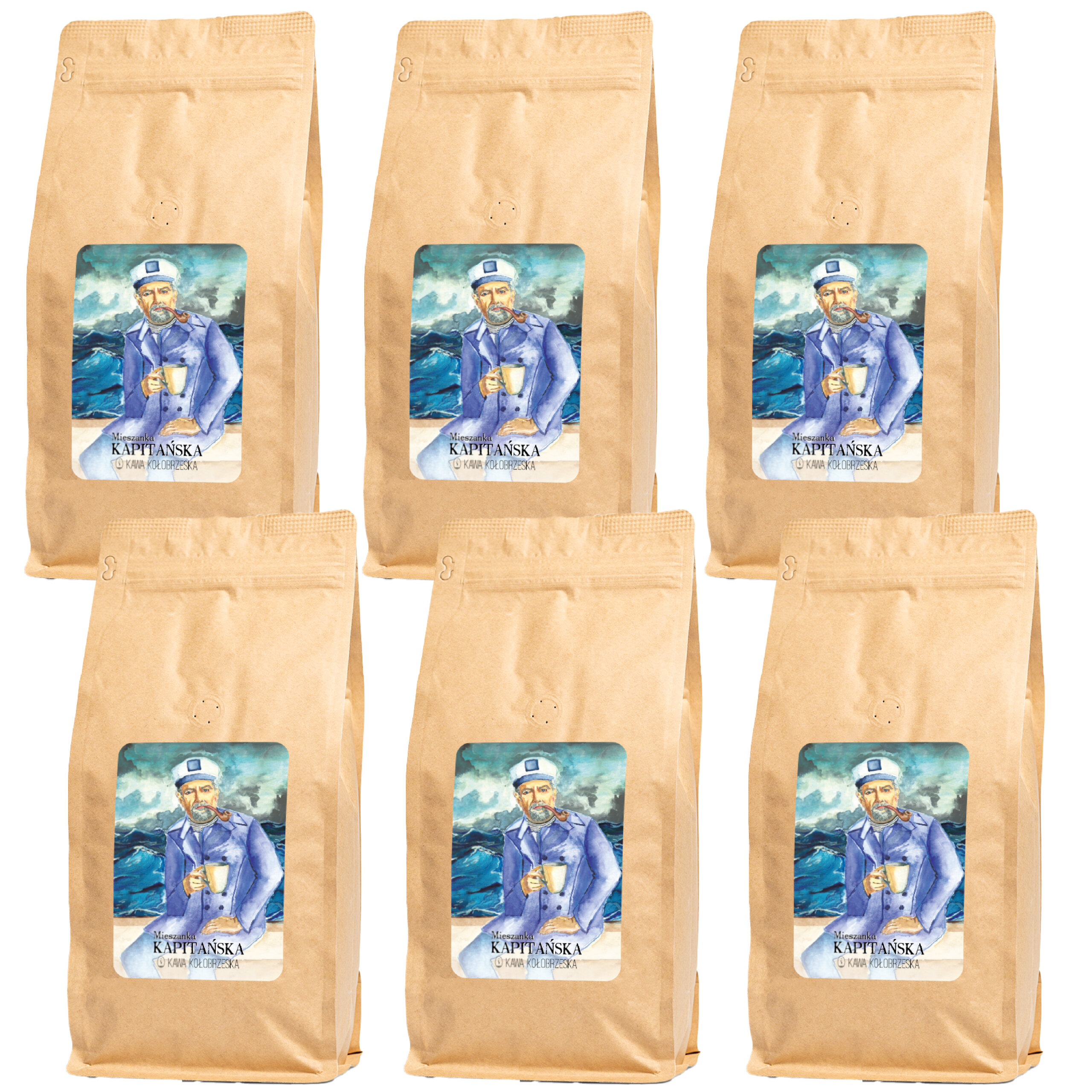 Kawa ziarnista Kapitańska - bardzo niska kwasowość | 6kg