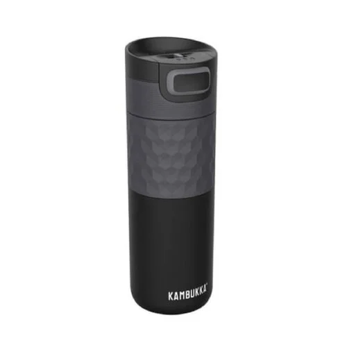 Kubek termiczny Etna Grip Black Steel 500 ml Kambukka, zdjęcie 3