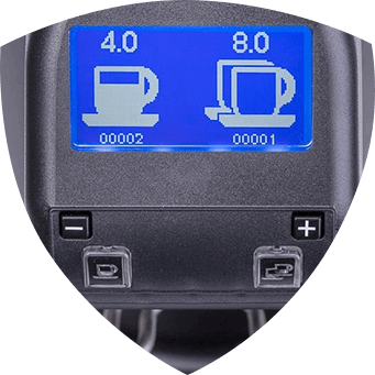 Wywietlacz EUREKA OLYMPUS 75e Młynek do kawy Eureka Olympus 75 NEO - Biały