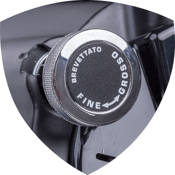 pokrtlo grubosci mielenia ziaren EUREKA OLYMPUS 75e Młynek do kawy Eureka Olympus 75 NEO - Biały