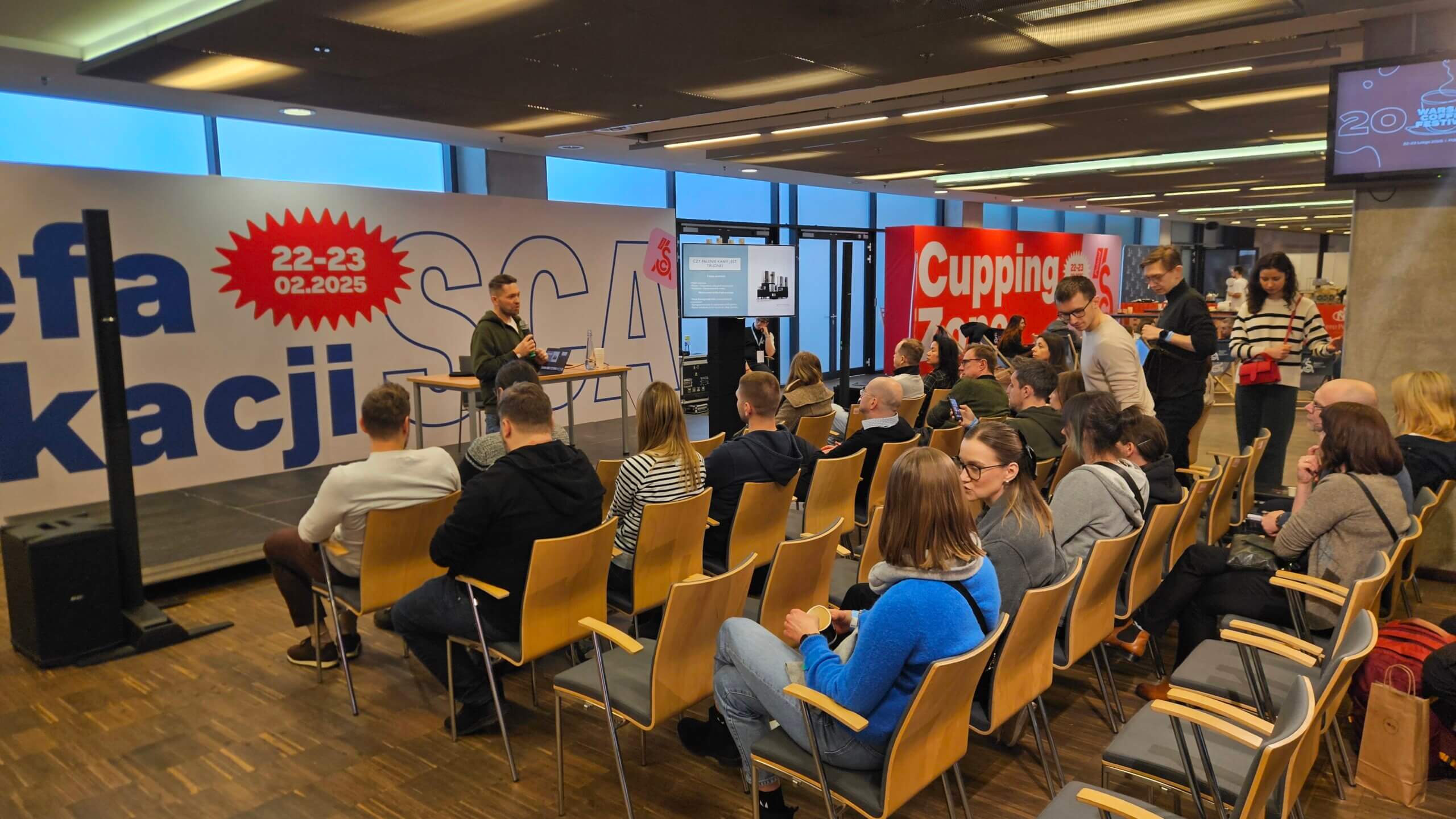 Łukasz Jura mówił o palarni kawy oraz sprzęcie do palenia