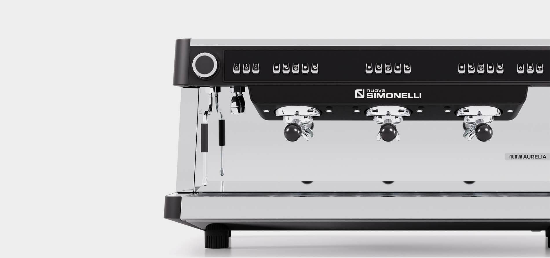 WHY NUOVA?
Nuova in Italian means “new”, and this is the word that has always expressed the search for innovation, that is so fundamental to Nuova Simonelli.
Nuova Aurelia stands out as the masterpiece of our ideal tech-for-human: our mission is to create the smartest coffee machine, as well as the most intuitive to work with.