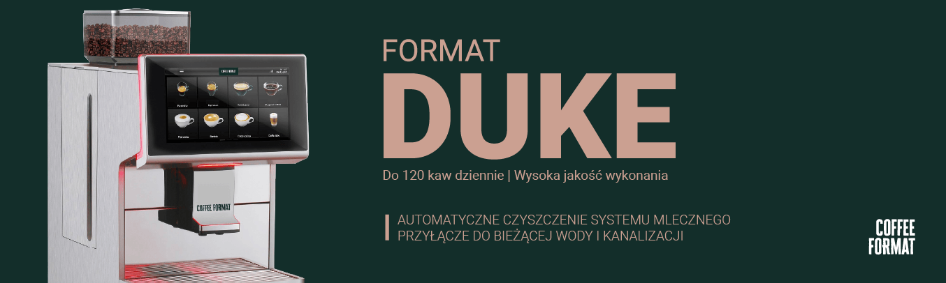 BANNER DUKE Coffee Format - DUKE W8L SILVER - Ekspres automatyczny
