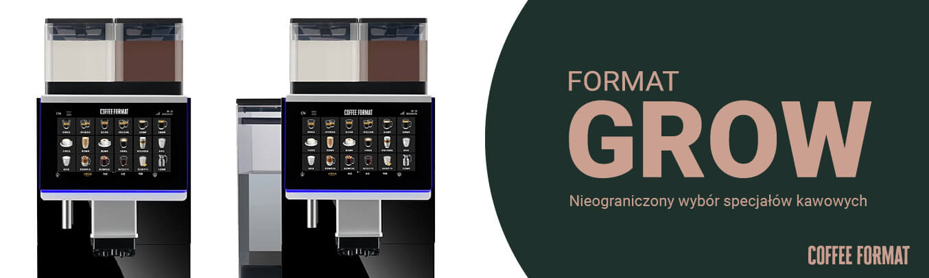 grow banner 100 1 Coffee Format - GROW MP W6LM BLACK - Ekspres automatyczny