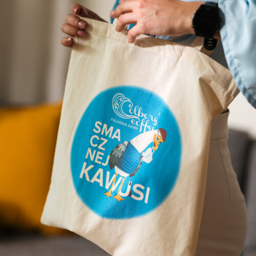 Torba bawełna "Smacznej Kawusi" | Colbergcoffee
