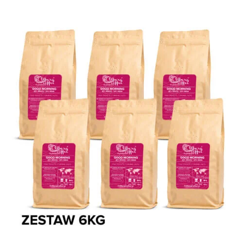 Good Morning 80/20 Coffee Beans, 6 kg Set