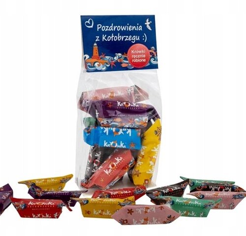 Mix krówek w celofanie 150 g | Krówka Kołobrzeska