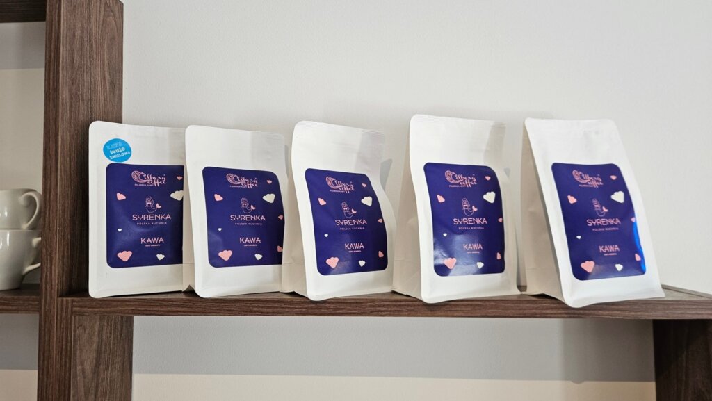 Autorska kawa Syrenka 100% arabica w paczkach z palarni Colbergcoffee