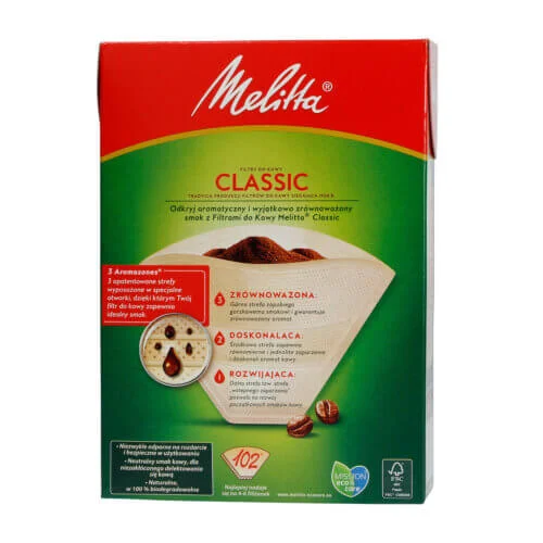 Papierowe filtry do kawy 102 Classic 80 szt. Melitta, zdjęcie 2