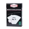 moccamaster filtry papierowe nr 4 100 szt Moccamaster Papierowe filtry do kawy nr 4 | Technivorm | 100 szt