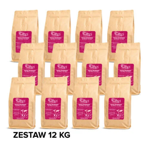 Good Morning 80/20 Coffee Beans, 12 kg Set