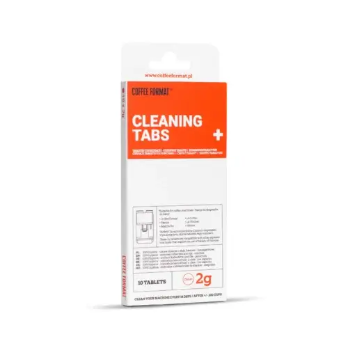 Tabletki do czyszczenia ekspresów 10x2g | Coffee Format Cleaning TABS+