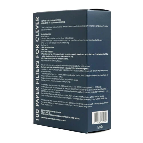 Clever Dripper Paper Filters Size L, 100 pcs