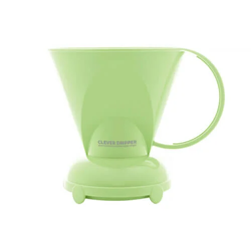 Clever Dripper 500 ml Coffee Brewer, Apple Green, with 100 Filters