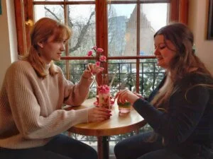 Valentine's drinks menu at our Kołobrzeg café