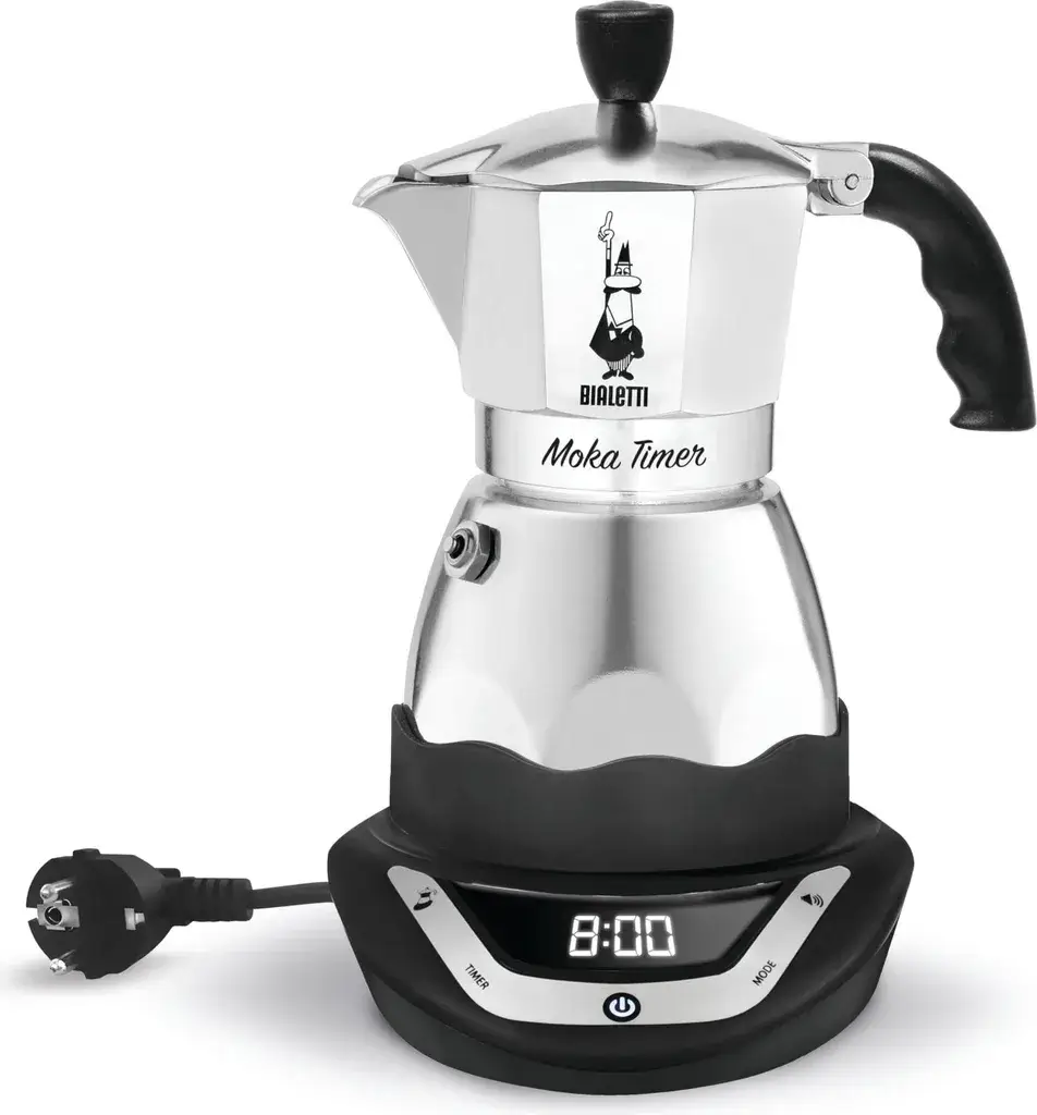 Kawiarka elektryczna Moka Timer | Bialetti 270 ml