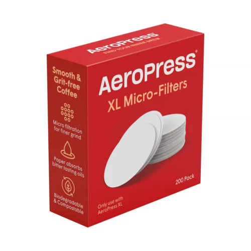 AeroPress XL White Paper Filters, 200 pcs