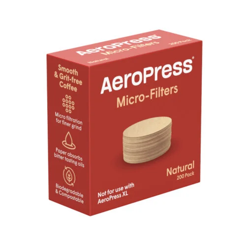 AeroPress Standard Natural Paper Filters, 200 pcs