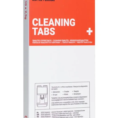 Tabletki do czyszczenia ekspresów 10x2,5g | Coffee Format Cleaning TABS+
