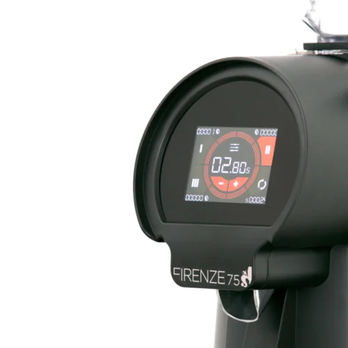 Dotykowy panel i pełna kontrola nad dozowaniem Młynek do kawy Eureka FIRENZE 75 czarny mat