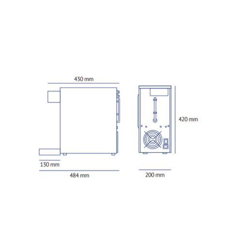 FlowCare 30TP Black Nablatowy dystrybutor wody 3 Nablatowy dystrybutor wody | FlowCare 30TP Black
