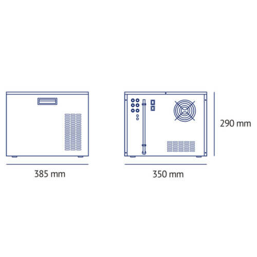 FlowCare 60U Podblatowy dystrybutor wody 3 Biały podblatowy dystrybutor wody | FlowCare 60U