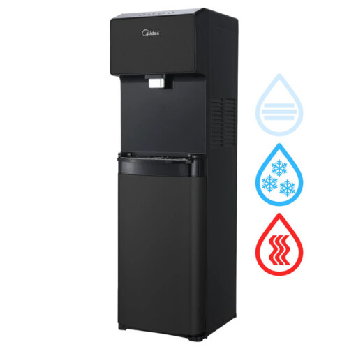 Alternative view of Czarny wolnostojący dystrybutor wody | Midea JS1844S