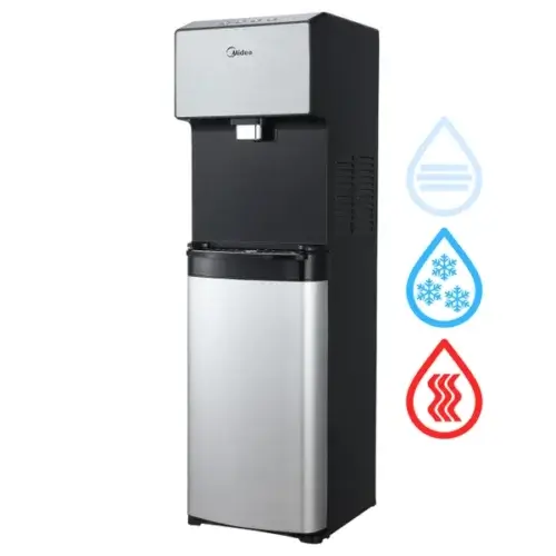 Alternative view of Srebrny wolnostojący dystrybutor wody | Midea JS1844S