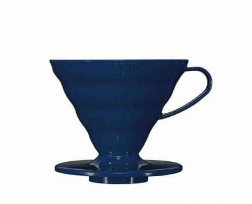 Dripper ceramiczny niebieski V60-02 | Hario