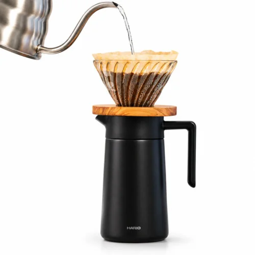 Hario Ceramic-Coated Thermal Server, Black, 600 ml, photo 4